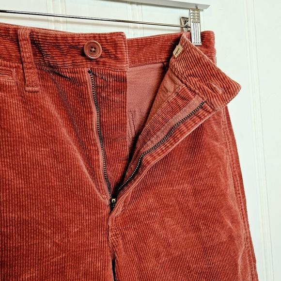 Madewell Corduroy Pants Womens Size 27 Slim Emmett Wide-Leg Cords - Picture 11 of 16